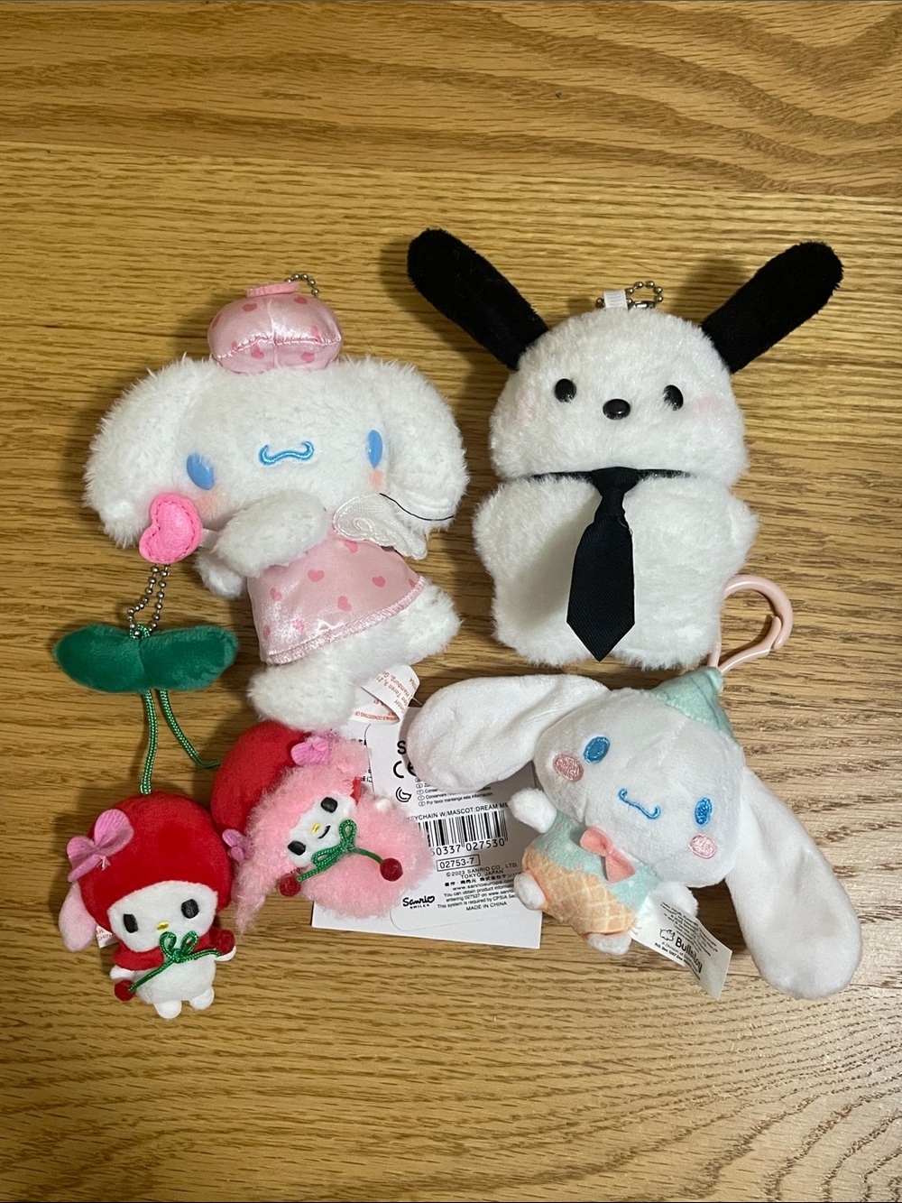 Sanrio Plush Keychain Bundle